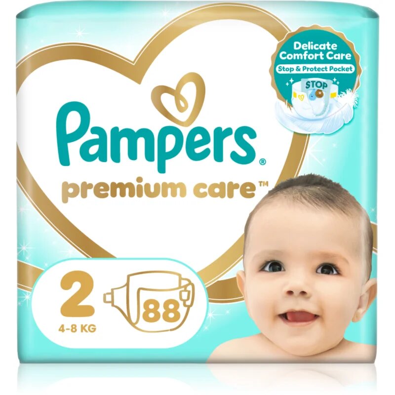 Pampers Premium Care Size 2 eldobható pelenkák 4-8 kg 88 kg