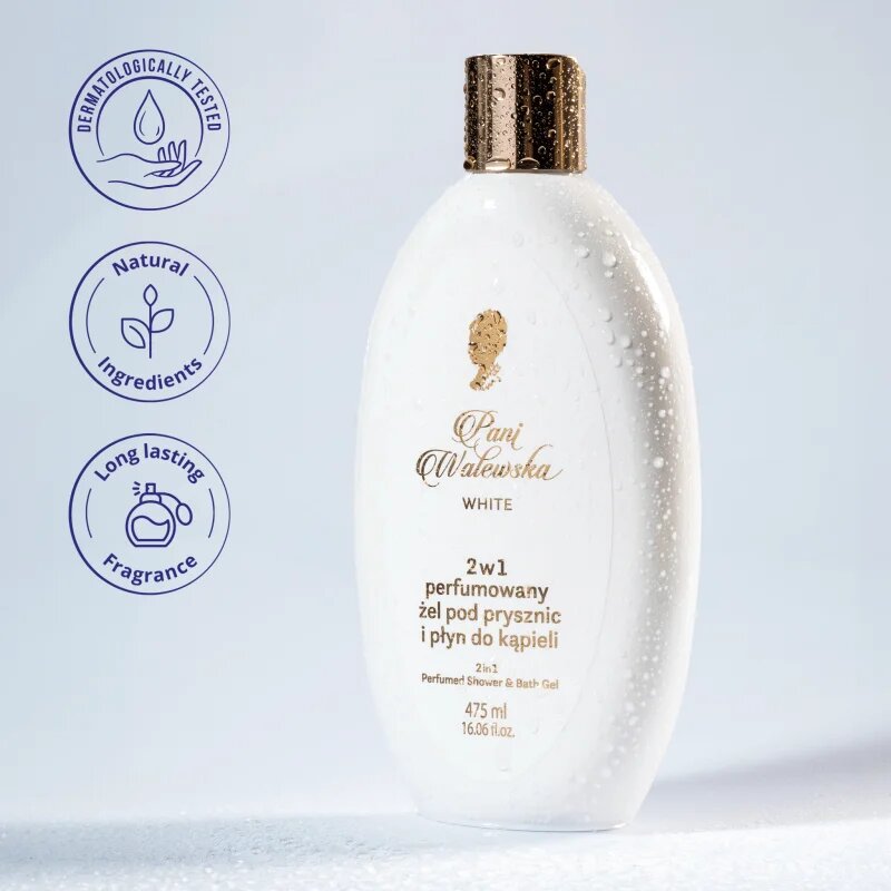 Pani Walewska White 2 in 1 tusfürdő és habfürdő 2 az 1-ben 475 ml