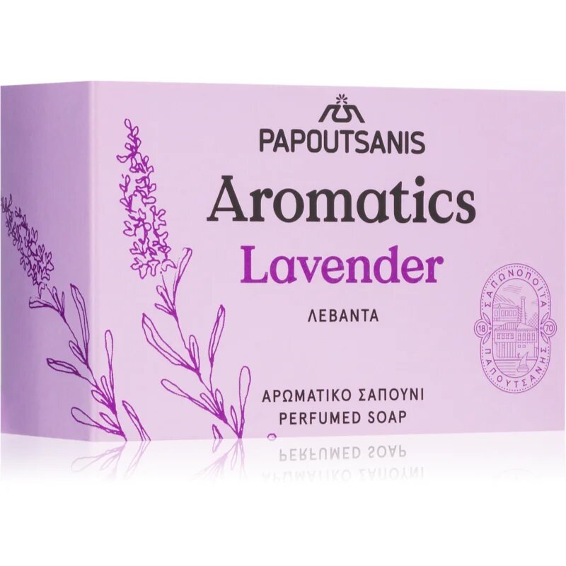 PAPOUTSANIS Aromatics Lavender Szilárd szappan 100 g