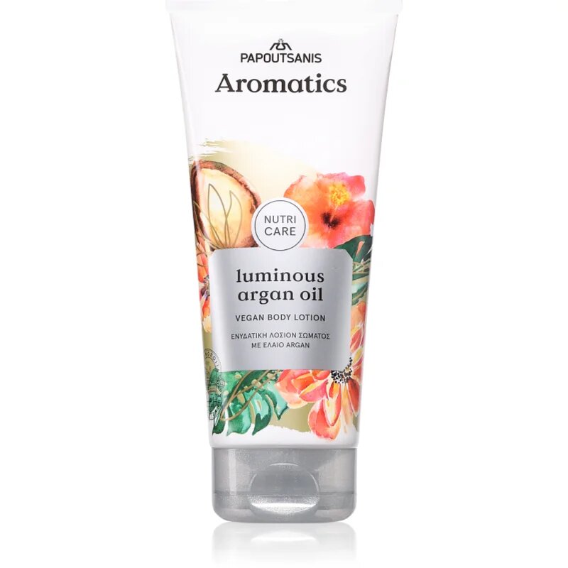 PAPOUTSANIS Aromatics Luminous Argan Oil testápoló tej 200 ml