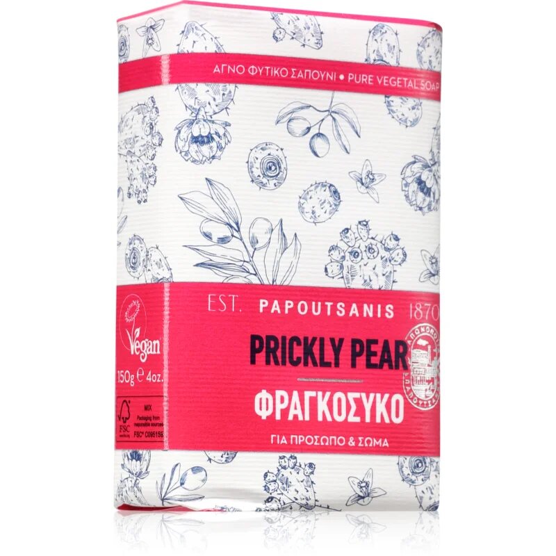PAPOUTSANIS Prickly Pear Szilárd szappan 150 g