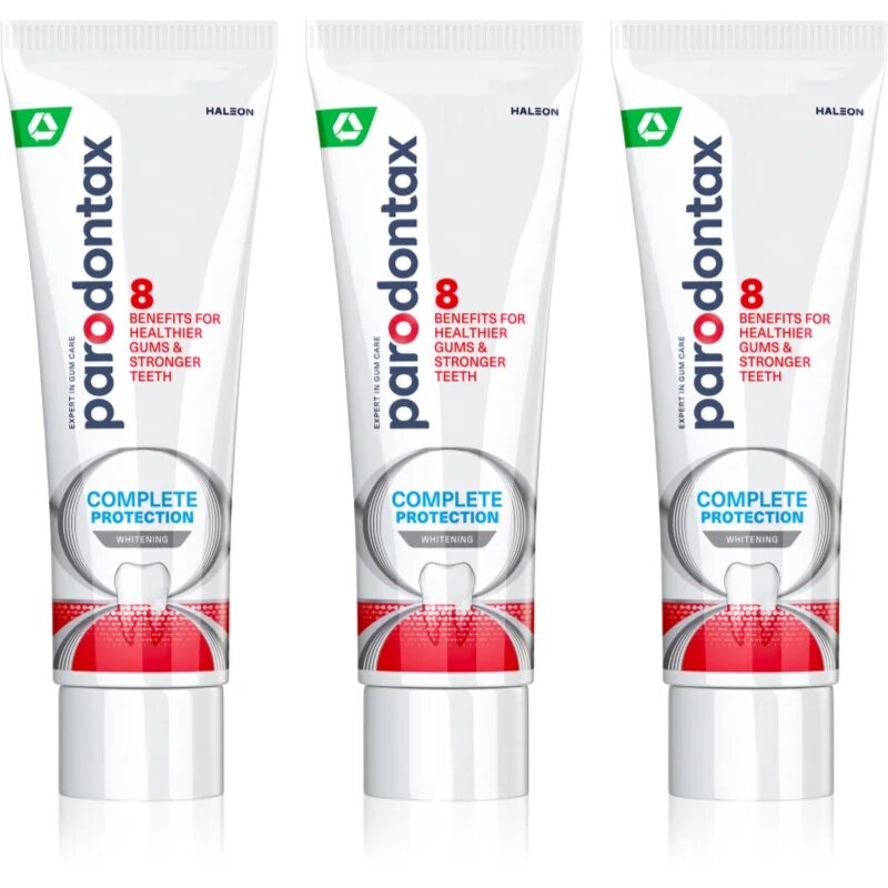 Parodontax Complete Protection Whitening fogfehérítő paszta fluoriddal 3x75 ml