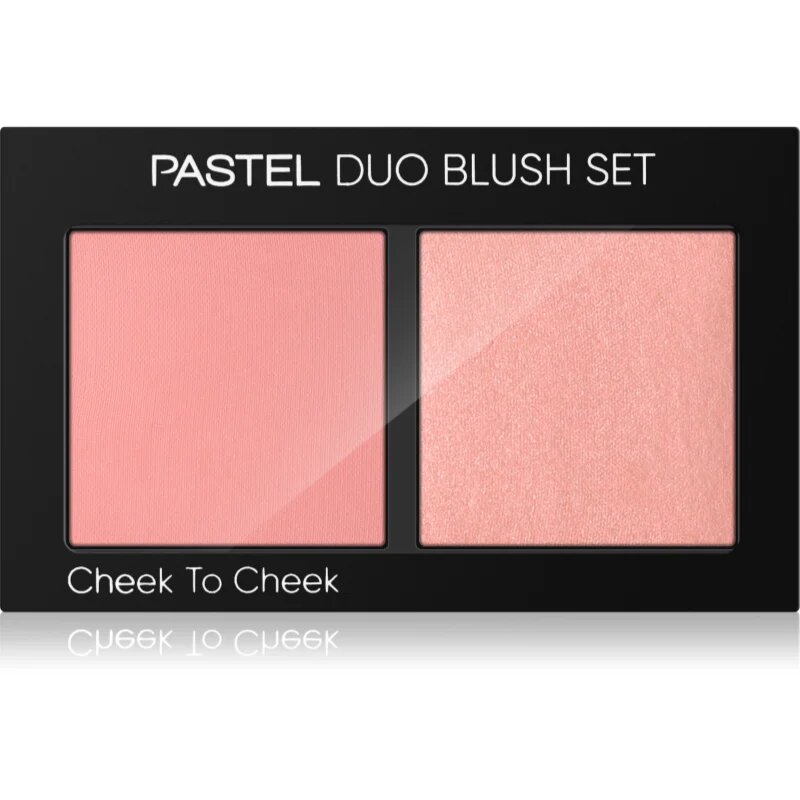 Pastel Profashion Duo Blush Set Cheek To Cheek arcpirosító paletta árnyalat 10 Hot Pink 2x4.3 g