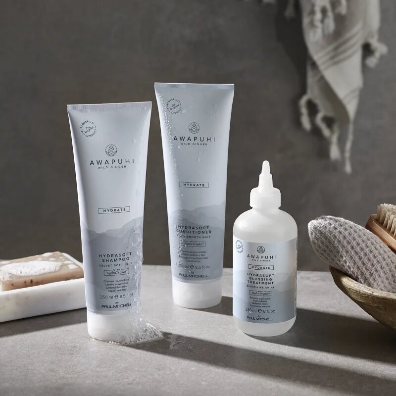 Paul Mitchell Awapuhi Wild Ginger HydraSoft Glossing Treatment intenzív hajkúra az egészséges fényű hajért 236 ml