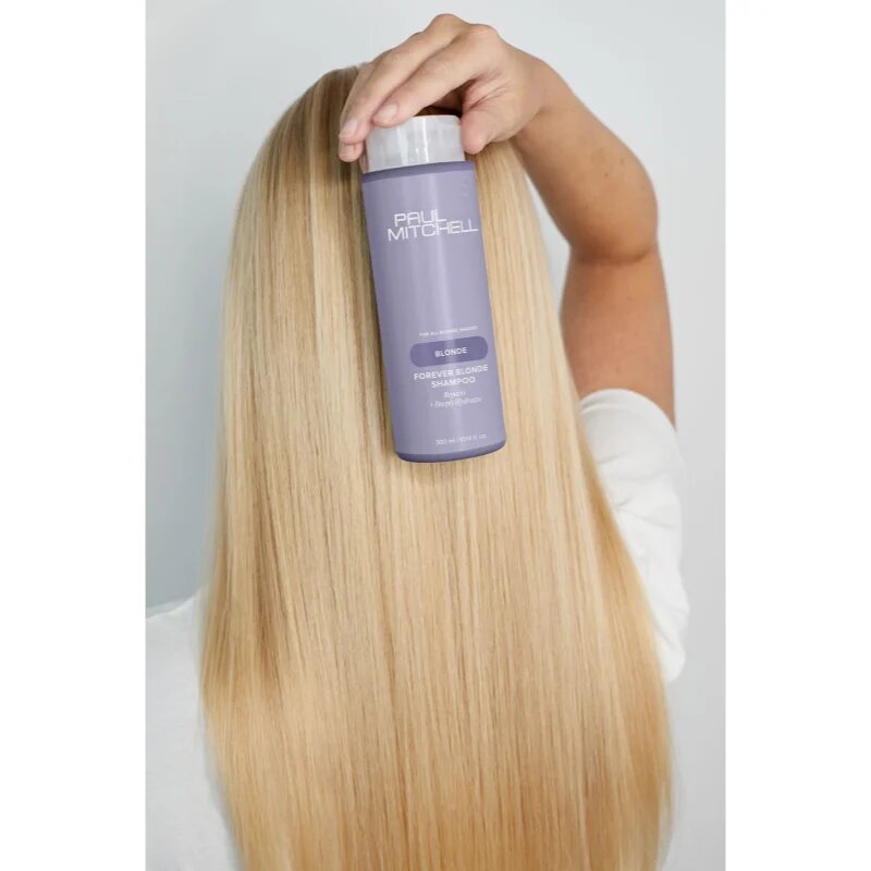 Paul Mitchell Blonde Forever Blonde Shampoo sampon szőkített melírozott hideg szőke hajra 300 ml