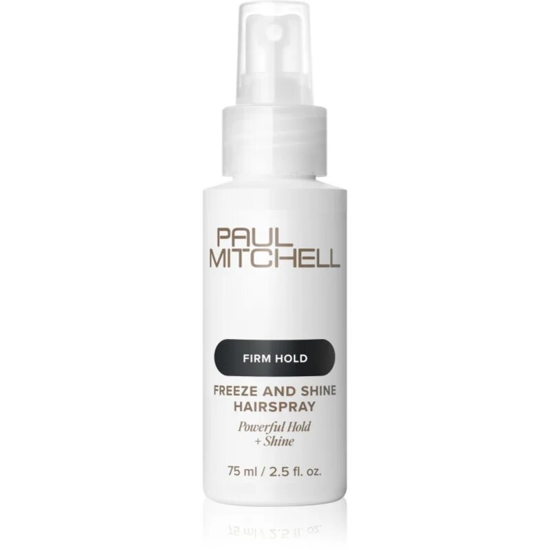 Paul Mitchell Firm Hold Freeze and Shine Hairspray hajlakk vastag szálú haj 75 ml