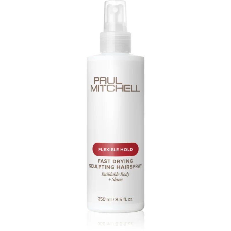 Paul Mitchell Flexible Hold Fast Drying Sculpting Hairspray hajlakk dús és fényes hajért 250 ml