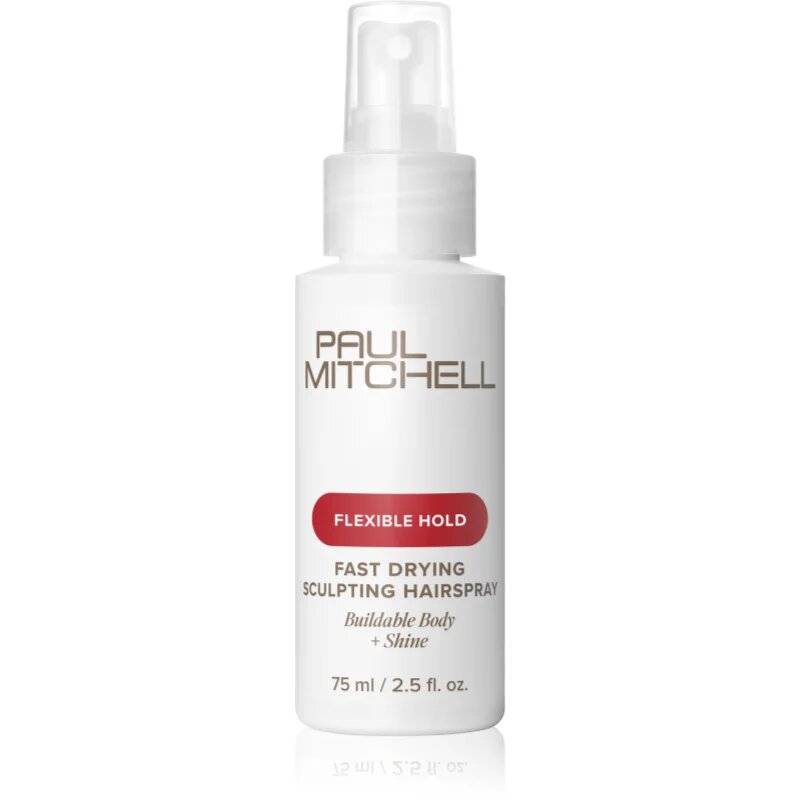 Paul Mitchell Flexible Hold Fast Drying Sculpting Hairspray hajlakk dús és fényes hajért 75 ml