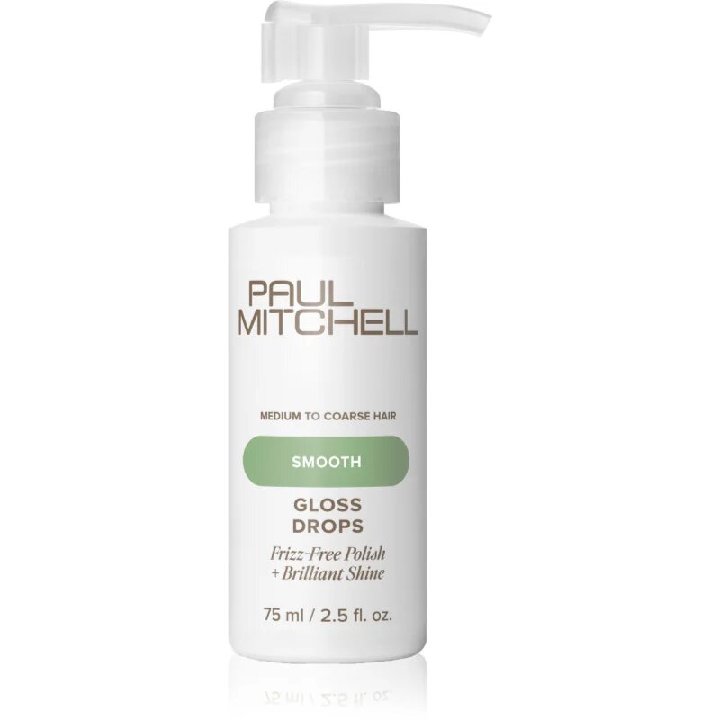 Paul Mitchell Smooth Gloss Drops szérum a hajra a fénylő és selymes hajért 75 ml