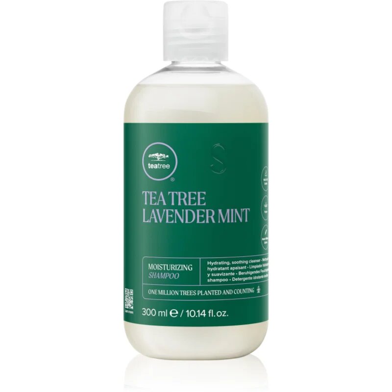Paul Mitchell Tea Tree Lavender Mint hidratáló és nyugtató sampon száraz és rakoncátlan hajra 300 ml
