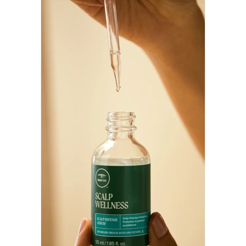 Paul Mitchell Tea Tree Scalp Wellness Scalp Defense Serum szérum a hajra szennyezett levegőnek kitett hajra 55 ml