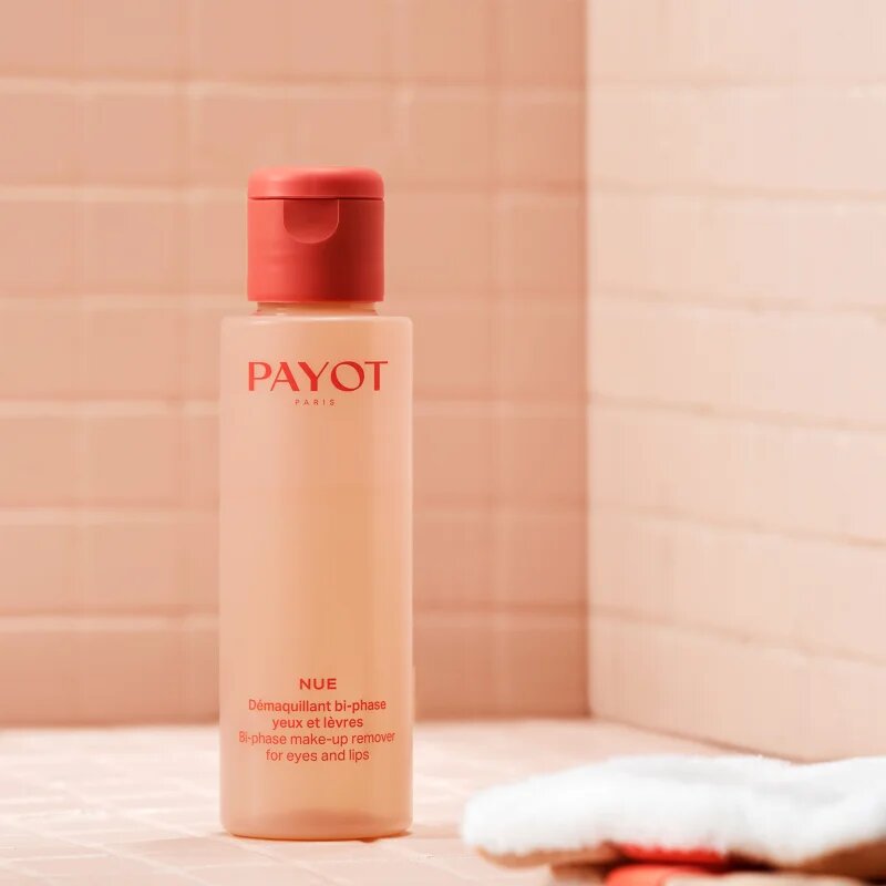 Payot Nue Démaquillant Bi-Phase Yeux et Lèvres kétfázisú festéklemosó szemre és az ajkakra érzékeny szemre 100 ml