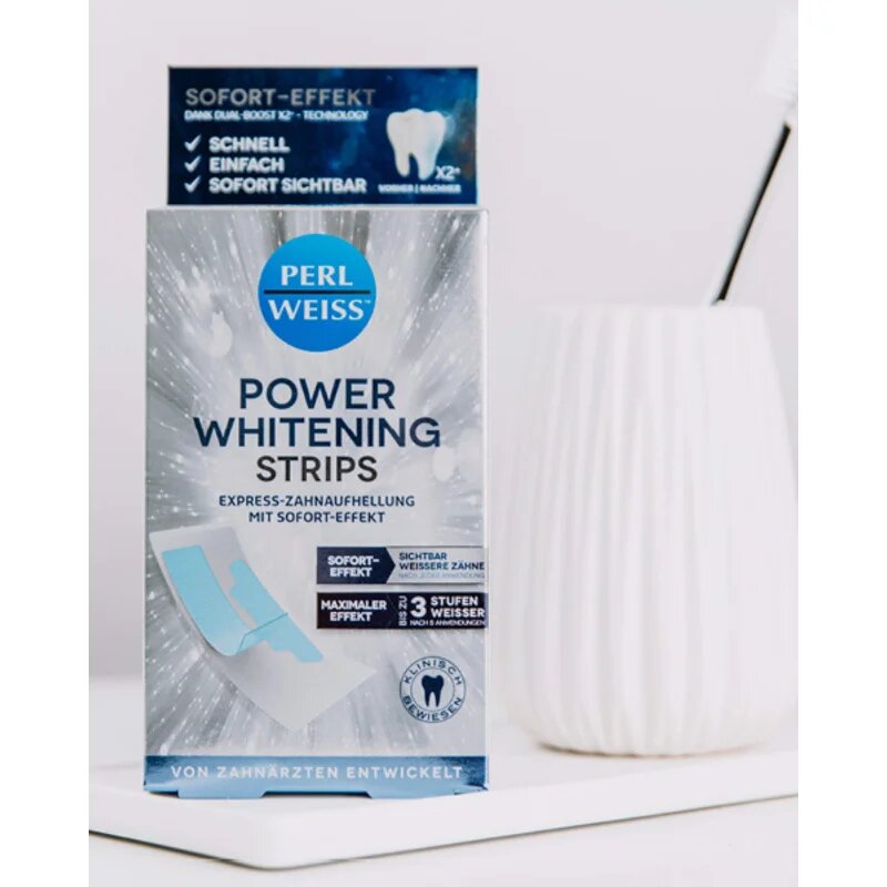 Perl Weiss Power Whitening Strips fehérítő fogselyem 5x2 db