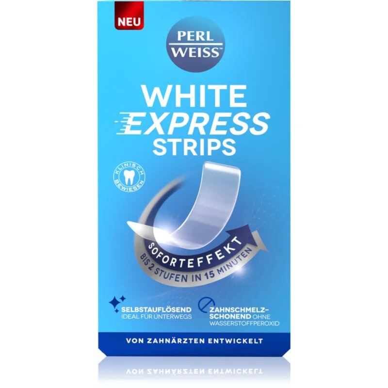 Perl Weiss White Strips Express fogfehérítő szalag 4 db