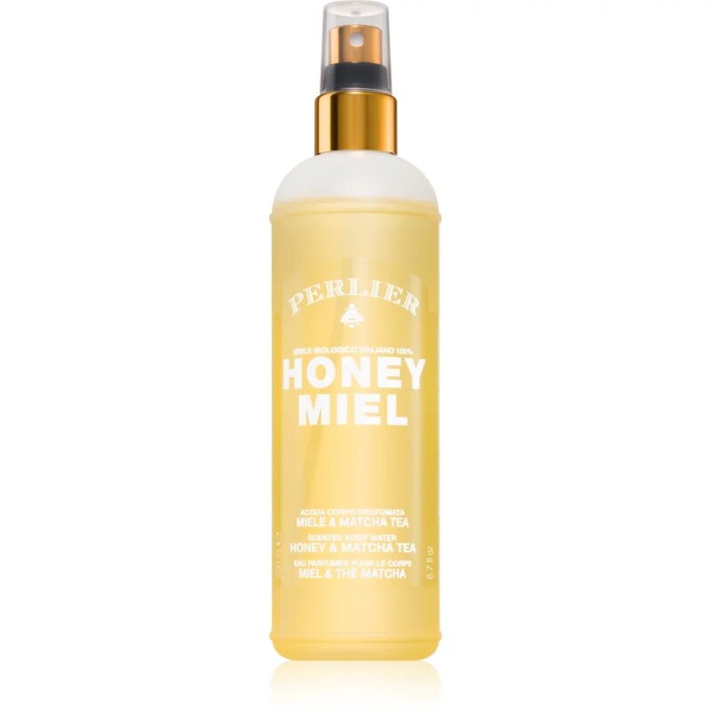 Perlier Honey Miel Honey & Matcha Tea parfümözött spray a testre hölgyeknek 200 ml