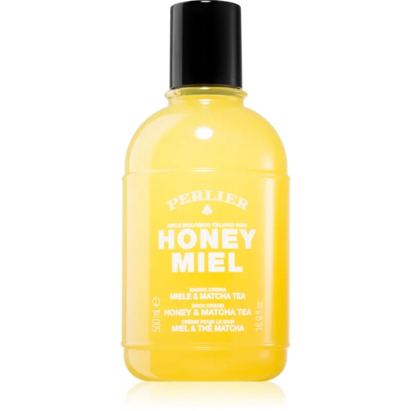 Perlier Honey Miel Honey & Matcha Tea tusoló és fürdő krém 500 ml