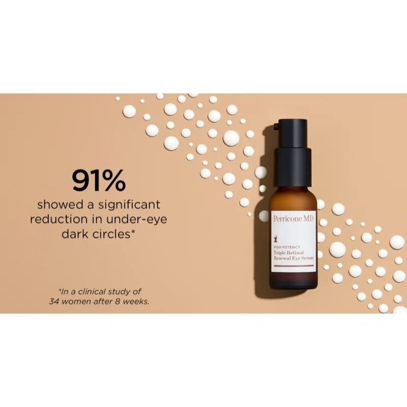 Perricone MD High Potency Triple Retinol Renewal Eye Serum fiatalító szérum szemkörnyékre retinollal 15 ml