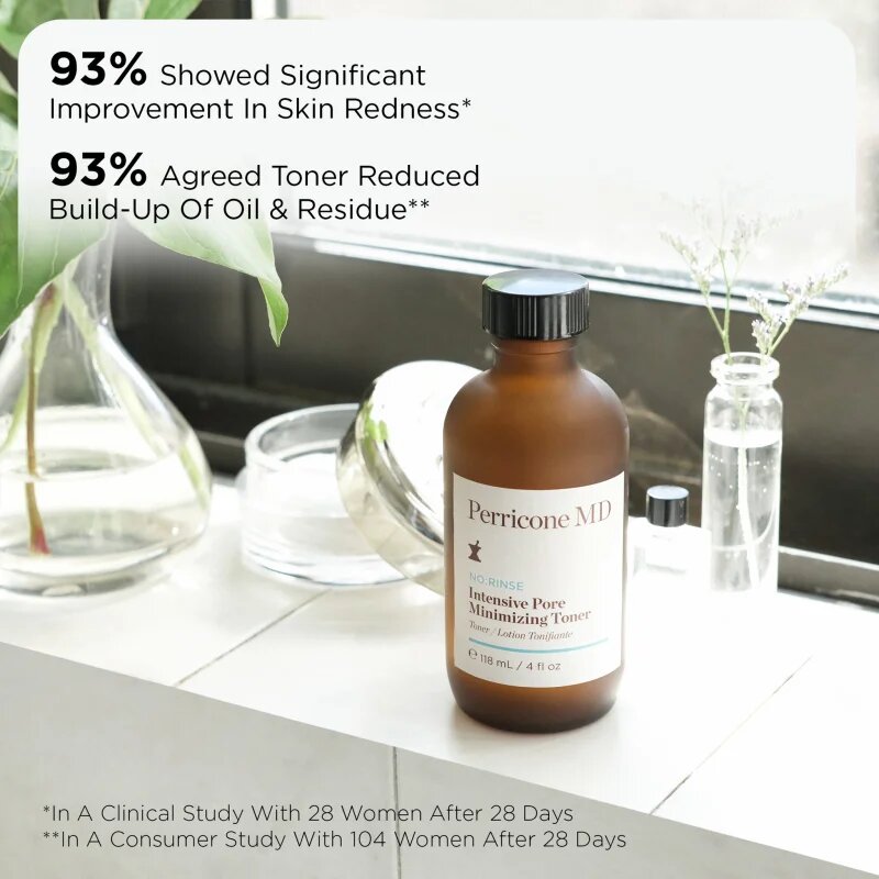 Perricone MD No:Rinse Pore Minimizing Toner intenzív tonik a bőr kisimításáért és a pórusok minimalizásáért 118 ml