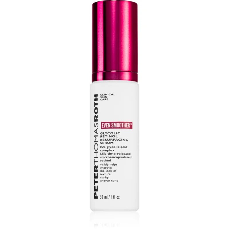 Peter Thomas Roth EVEN SMOOTHER™ Glycolic Retinol Resurfacing Serum intenzív szérum kisimító hatással 30 ml