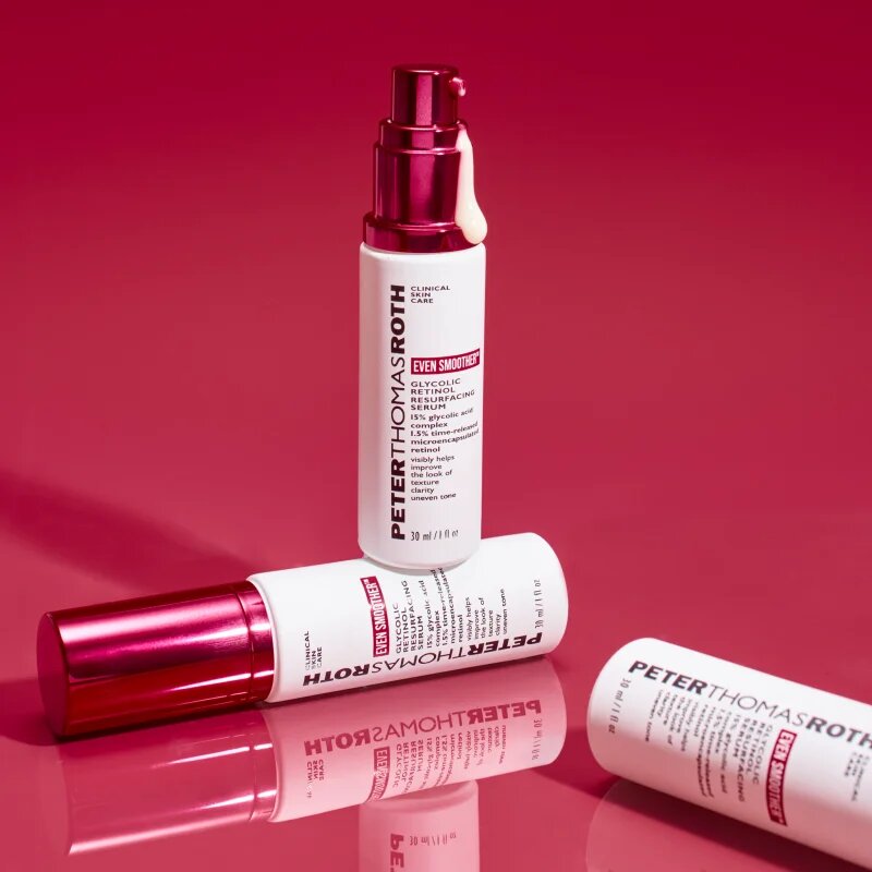 Peter Thomas Roth EVEN SMOOTHER™ Glycolic Retinol Resurfacing Serum intenzív szérum kisimító hatással 30 ml