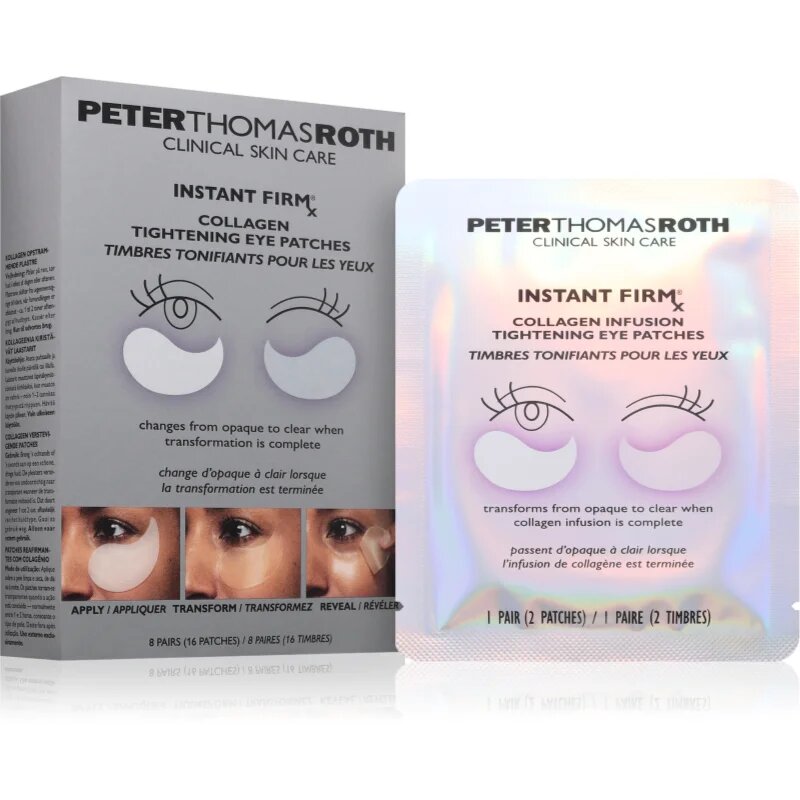 Peter Thomas Roth Instant FIRMx Collagen Infusion Tighteneing Eye Patches feszesítő géles párnácskák a szemek alá 1 db