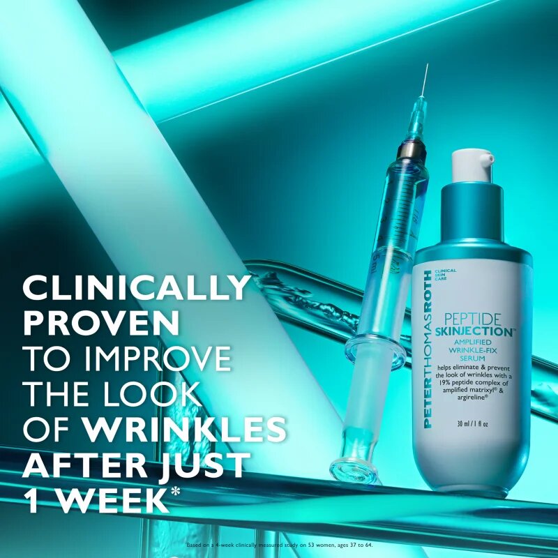 Peter Thomas Roth Peptide Skinjection™ Amplified Wrinkle-Fix Serum Refillable intenzív feszesítő szérum a ráncok azonnali kisimításáért újratölthető 3