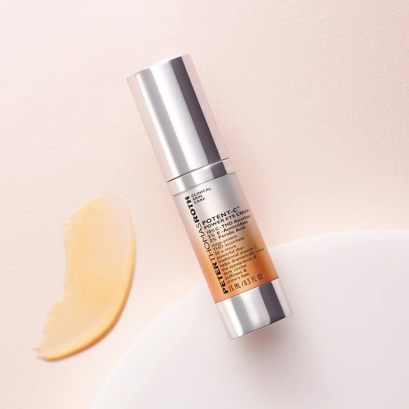 Peter Thomas Roth Potent-C Power Eye Cream hidratáló szemkörnyékápoló krém a duzzanatokra és a sötét karikákra 15 ml