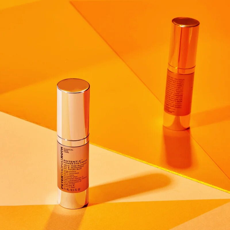 Peter Thomas Roth Potent-C Power Eye Cream hidratáló szemkörnyékápoló krém a duzzanatokra és a sötét karikákra 15 ml