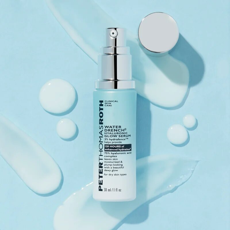 Peter Thomas Roth Water Drench Hyaluronic Glow Serum hyaluron szérum az élénk bőrért 30 ml