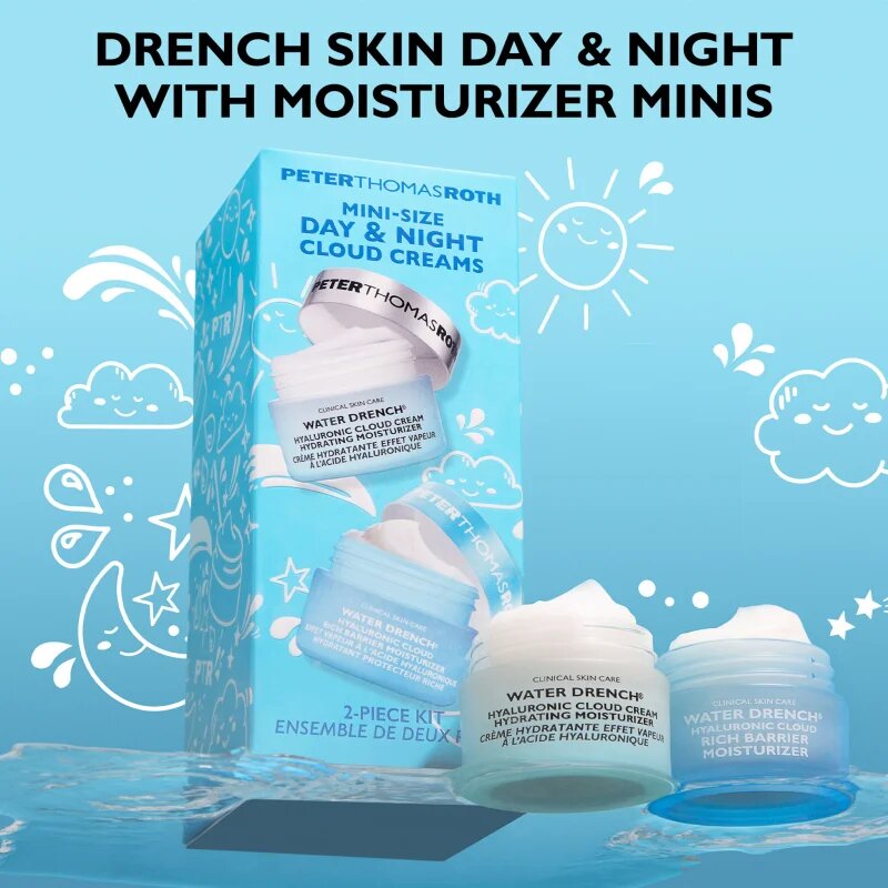 Peter Thomas Roth Water Drench Mini Day & Night Cloud Creams ajándékszett az intenzív hidratálásért