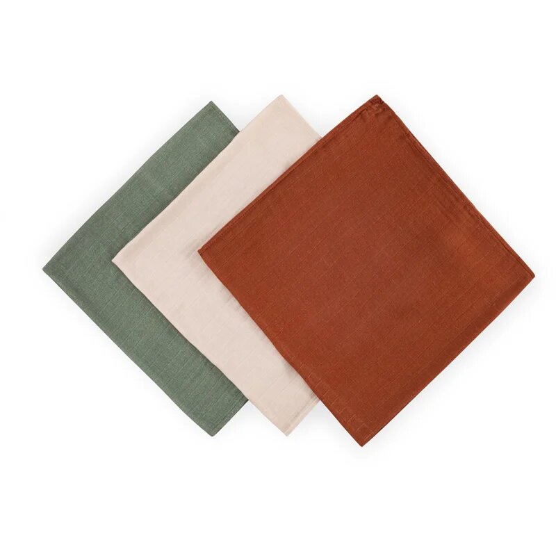 Petite&Mars Moussy mosható pelenkák Earth Tones 68 x 68 cm 3 db