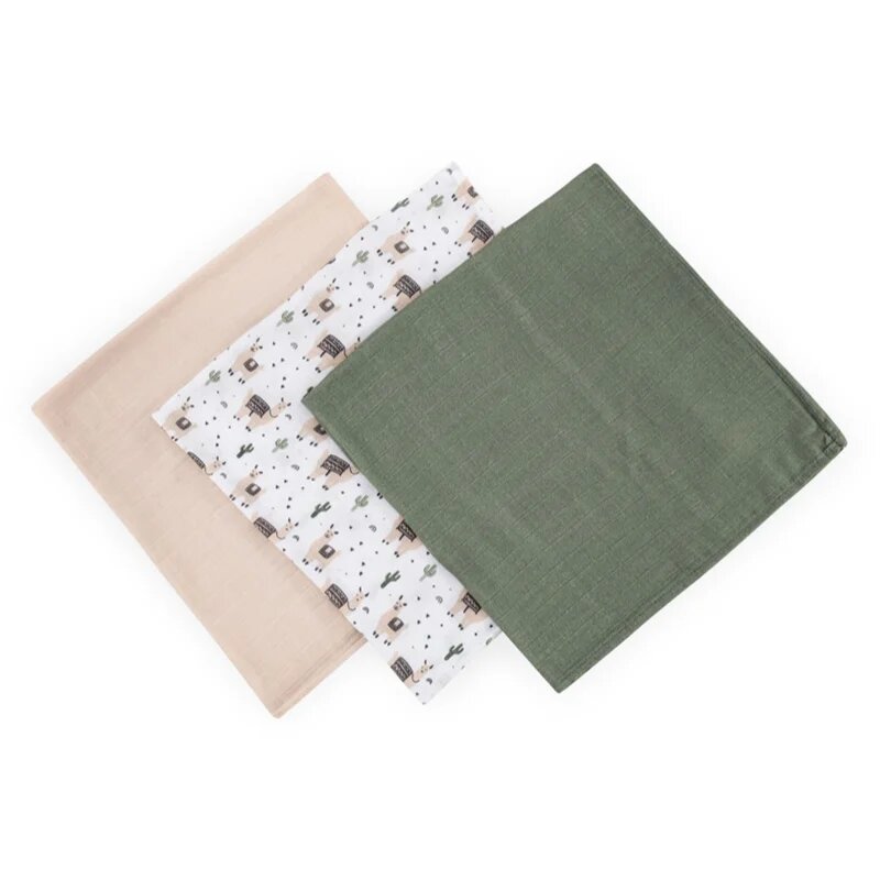 Petite&Mars Moussy mosható pelenkák Llama Vibes 68 x 68 cm 3 db