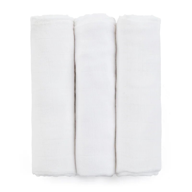 Petite&Mars Moussy mosható pelenkák Total White 68 x 68 cm 3 db