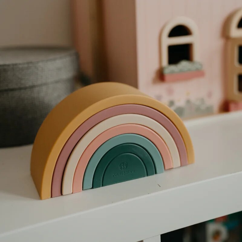 Petite&Mars Rainbow 12m+ interaktív játék Intense Ochre 1 db