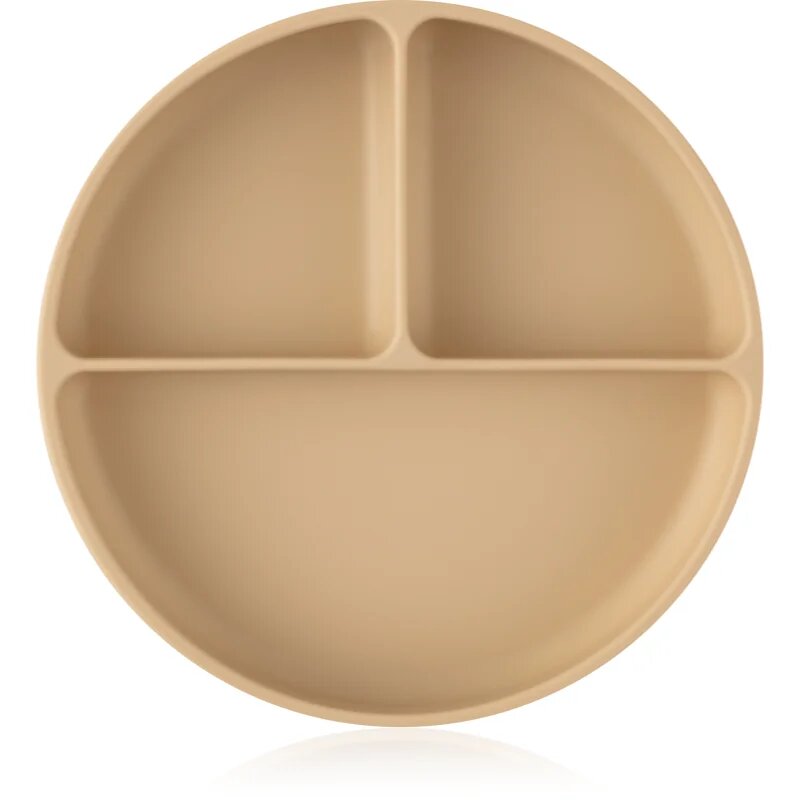 Petite&Mars Take&Match 6m+ osztott tányér kerek Desert Sand 1 db