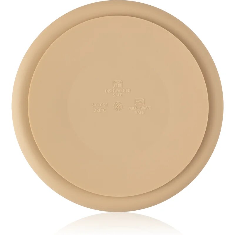 Petite&Mars Take&Match 6m+ osztott tányér kerek Desert Sand 1 db