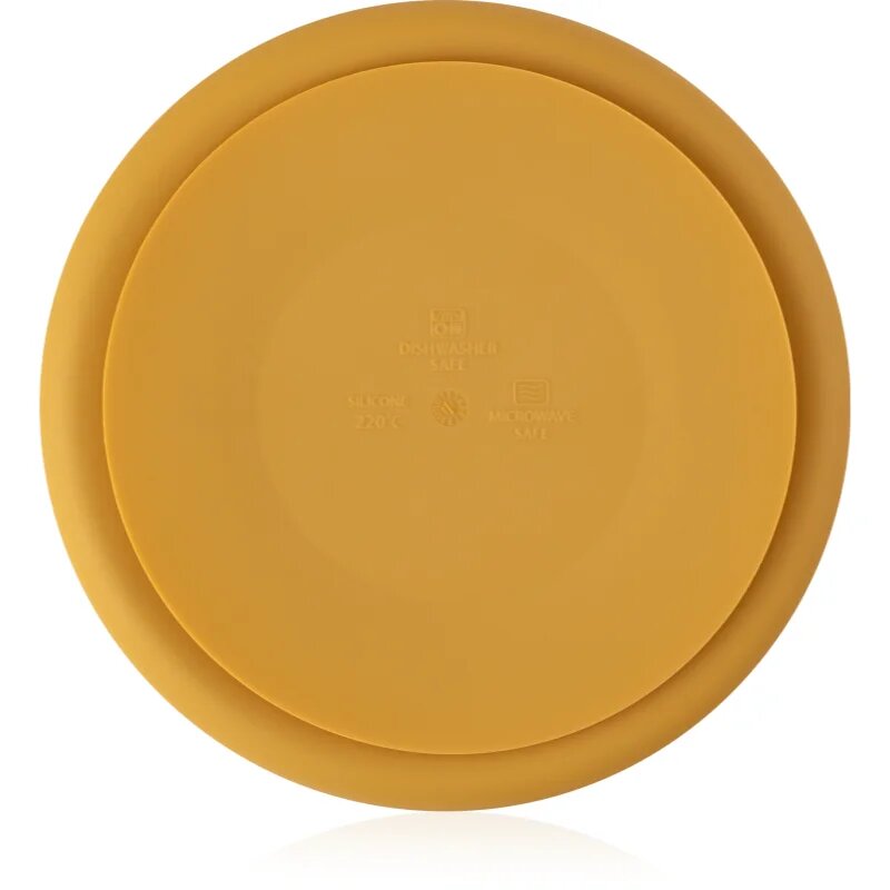 Petite&Mars Take&Match 6m+ osztott tányér kerek Intense Ochre 1 db