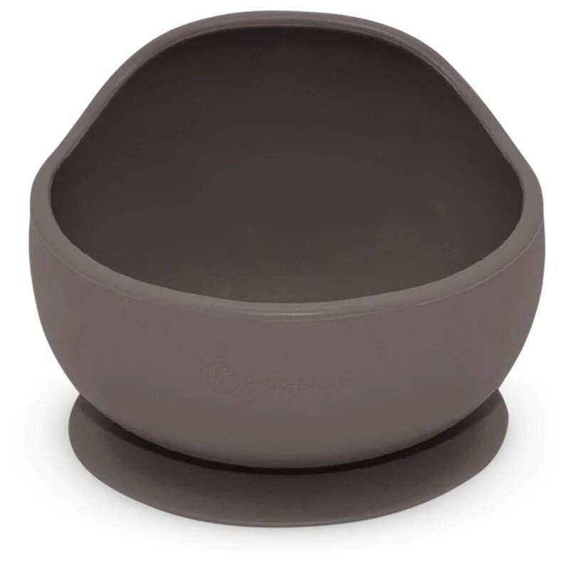 Petite&Mars Take&Match Silicone Bowl tálka tapadókoronggal Bitter Cocoa 6m+ 1 db