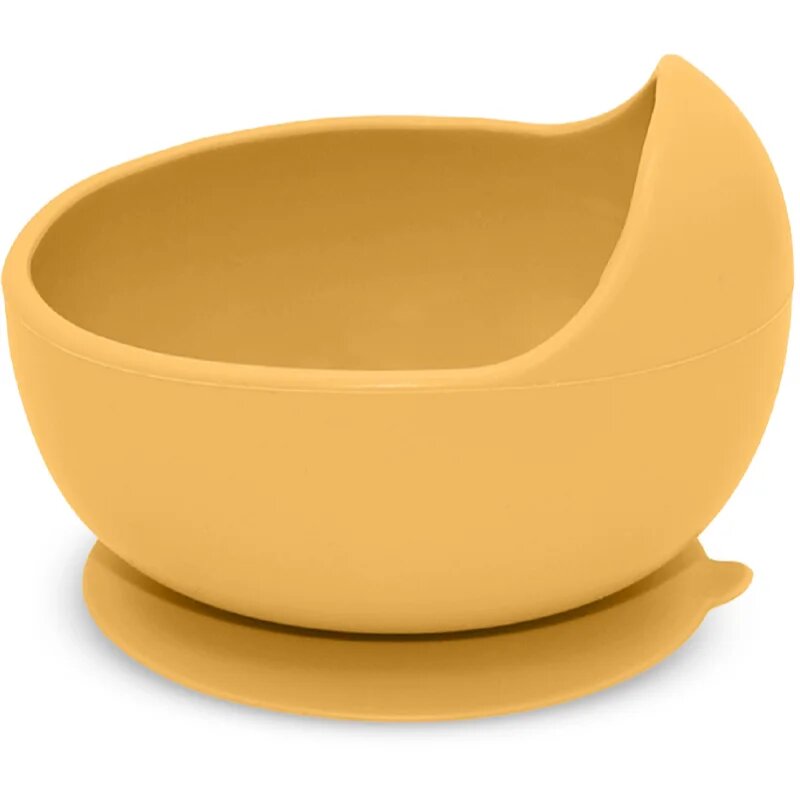 Petite&Mars Take&Match Silicone Bowl tálka tapadókoronggal Intense Ochre 6 m+ 360 ml