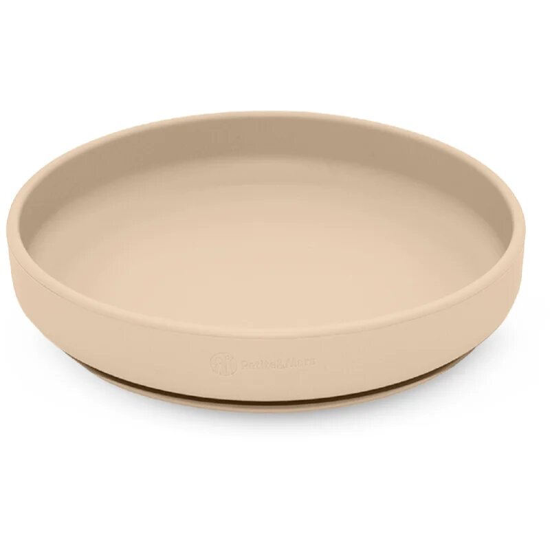 Petite&Mars Take&Match Silicone Plate tányér tapadókoronggal Desert Sand 6 m+ 1 db