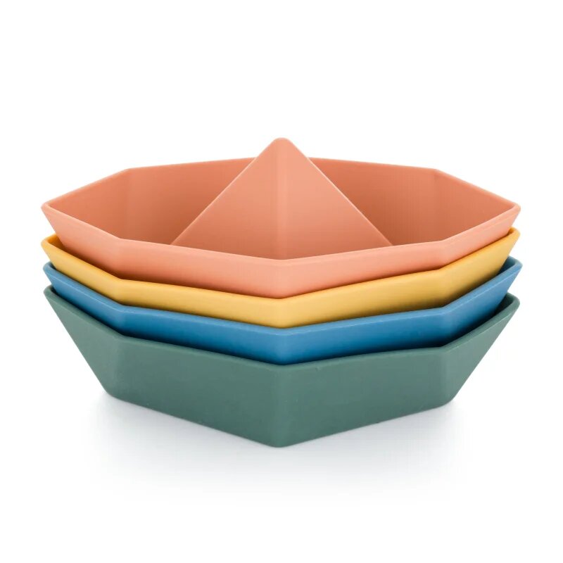 Petite&Mars Water Toys Fürdőjátékok 6 m+ Ships 4 db