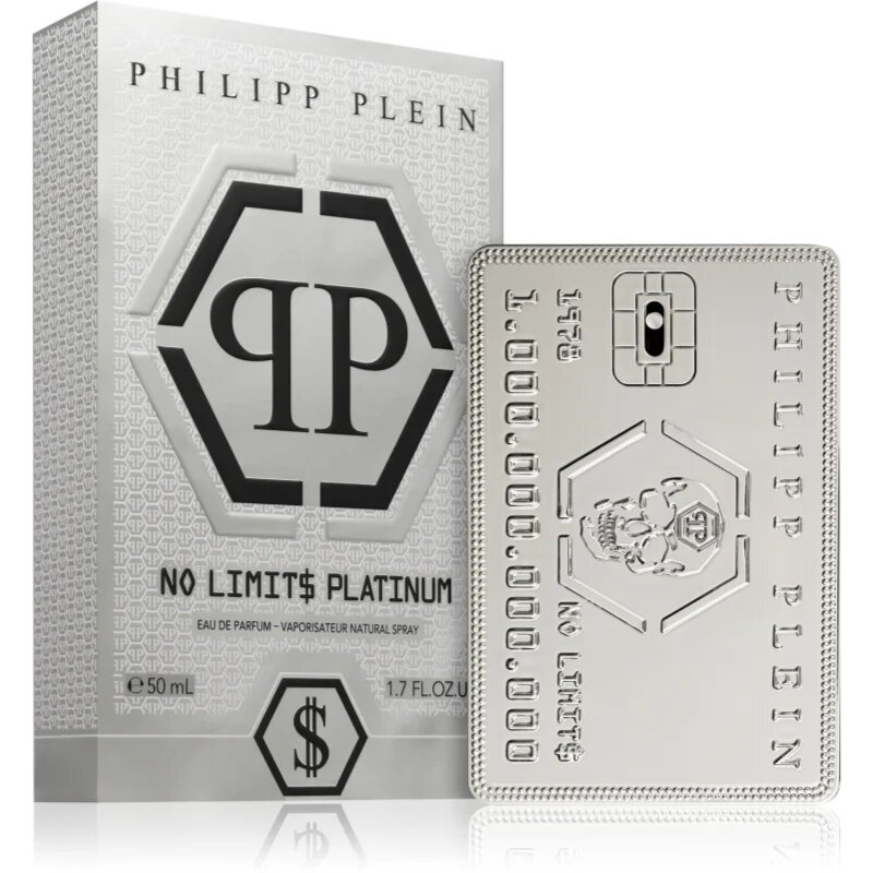 Philipp Plein No Limit$ Platinum Eau de Parfum uraknak 50 ml