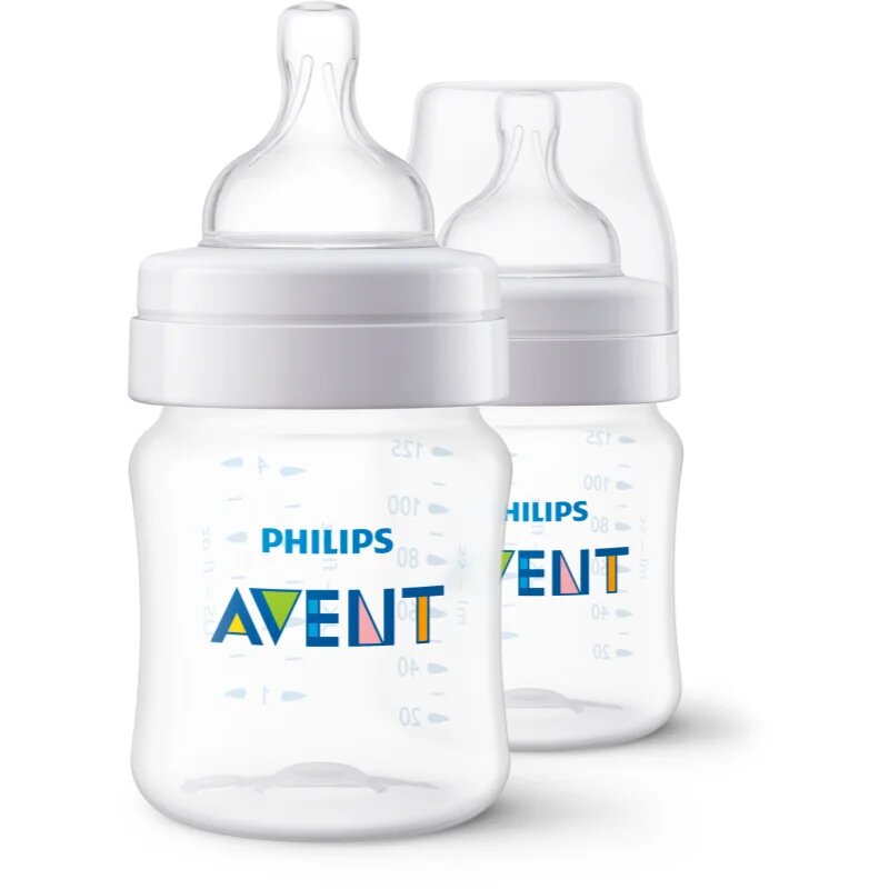 Philips Avent Anti-colic SCY100/02 cumisüveg antikólikus 0m+ 2x125 ml