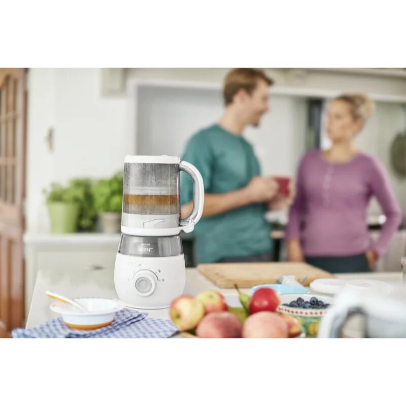 Philips Avent Baby Food Maker 4in1 SCF885/01 pároló és mixer 4 in 1 1 db