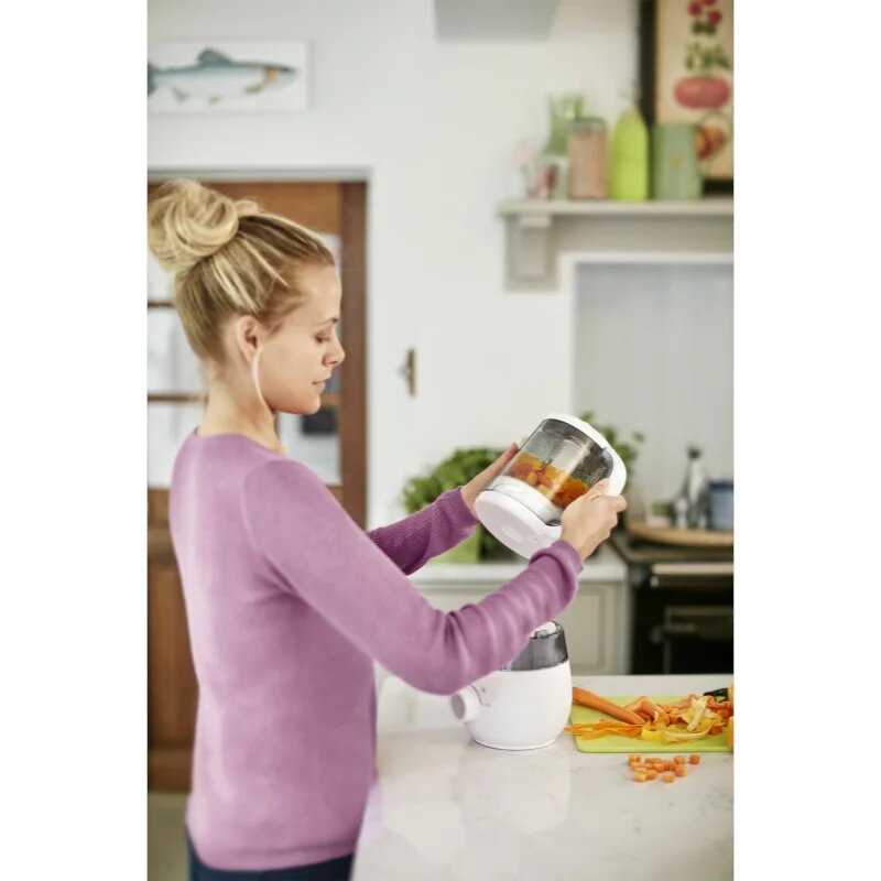 Philips Avent Baby Food Maker 4in1 SCF885/01 pároló és mixer 4 in 1 1 db