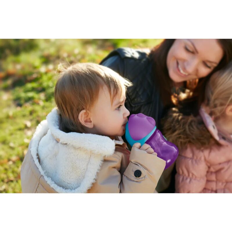 Philips Avent Bendy Straw SCF796/02 9m+ bögre rugalmas szívószállal Purple 1 db
