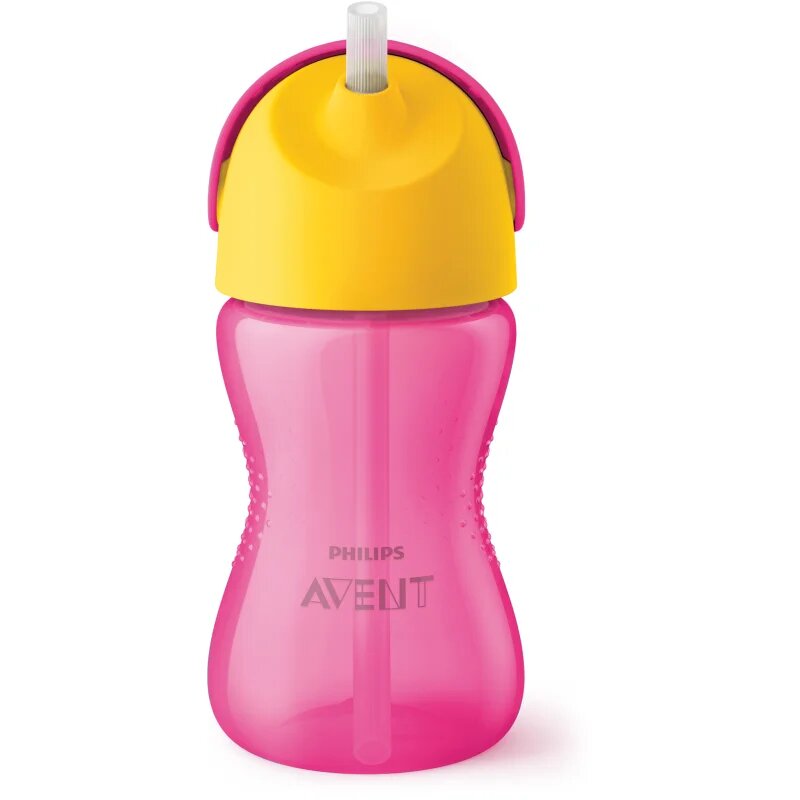 Philips Avent Bendy Straw SCF798/02 12m+ bögre rugalmas szívószállal Pink 1 db