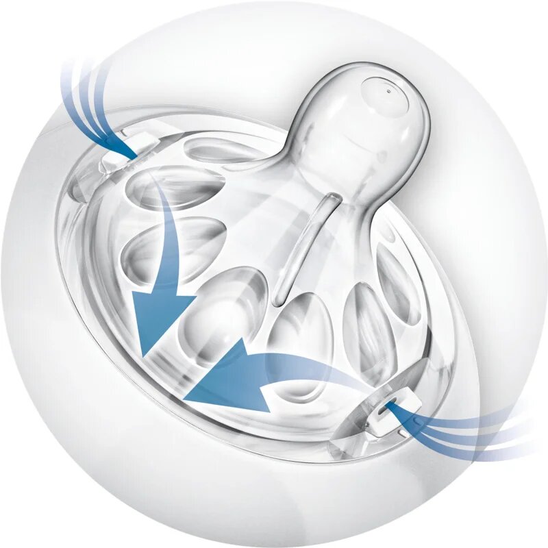 Philips Avent Natural SCF657/27 etetőcumi First Flow 0 m 2 db