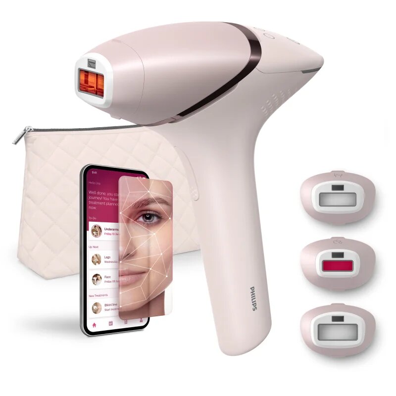 Philips Lumea IPL 9900 SkinAI BRI953/02 IPL epilátor testre arcra bikinivonalra és hónaljra 1 db
