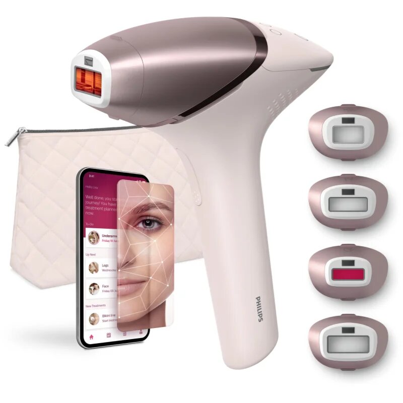 Philips Lumea Series 9900 SkinAI IPL BRI977/00 IPL epilátor testre arcra bikinivonalra és hónaljra 1 db